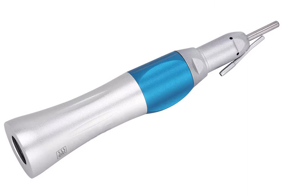 Dental Straight Nose Cone Handpiece 1:1 with External Irrigation Pipe